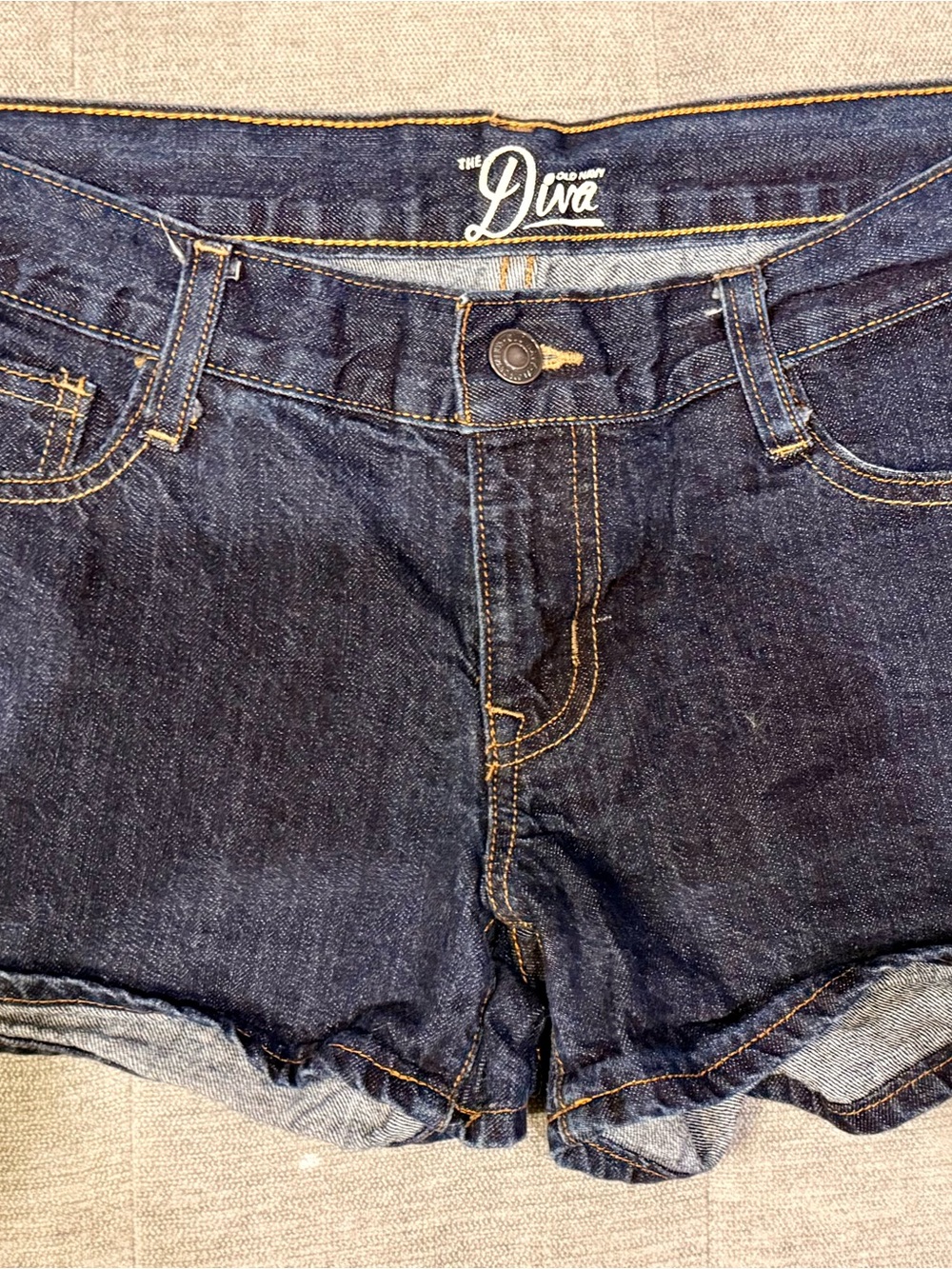Old Navy Diva Dark Blue Denim Shorts